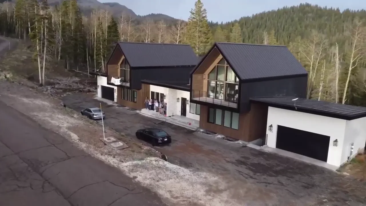 Aerial view of Alpine Mountain Escape in the Eagle Point area